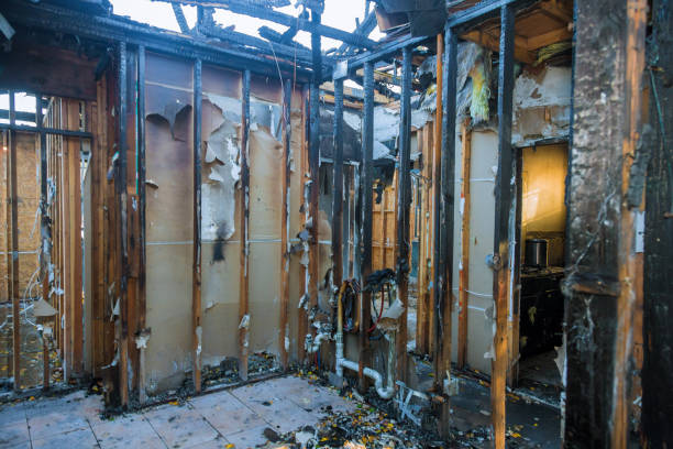 Professional Emergency Fire Cleanup technician working in Potomac, MD